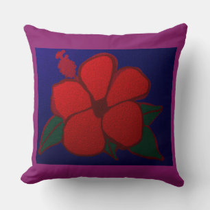 Hibiscus Flower Cushion