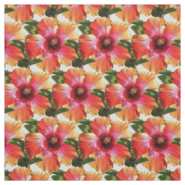 Hibiscus Flower  HAMbyWG - Fabric (Swatch)