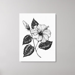 Hibiscus flower II Canvas Print