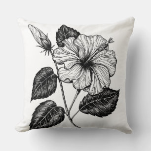 Hibiscus flower II Cushion