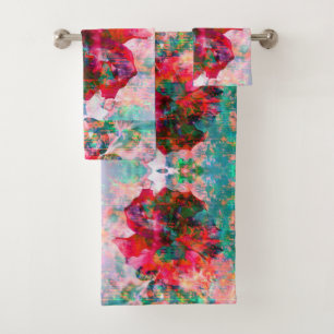 Hibiscus Flower Patch Towel Setl