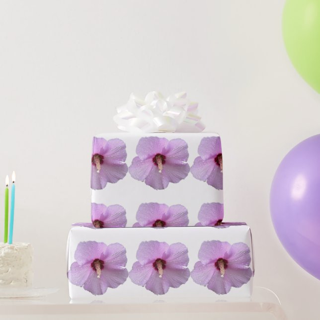 Hibiscus Flower Wrapping Paper   (Party Gifts)