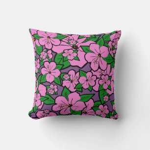 Hibiscus Flowers #4 Cushion