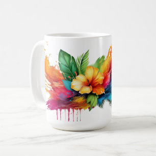 Hibiscus Fury Coffee Mug