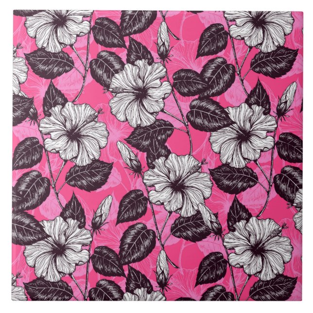 Hibiscus garden 2 tile (Front)