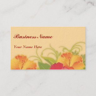 hibiscus garden ~ bc business card