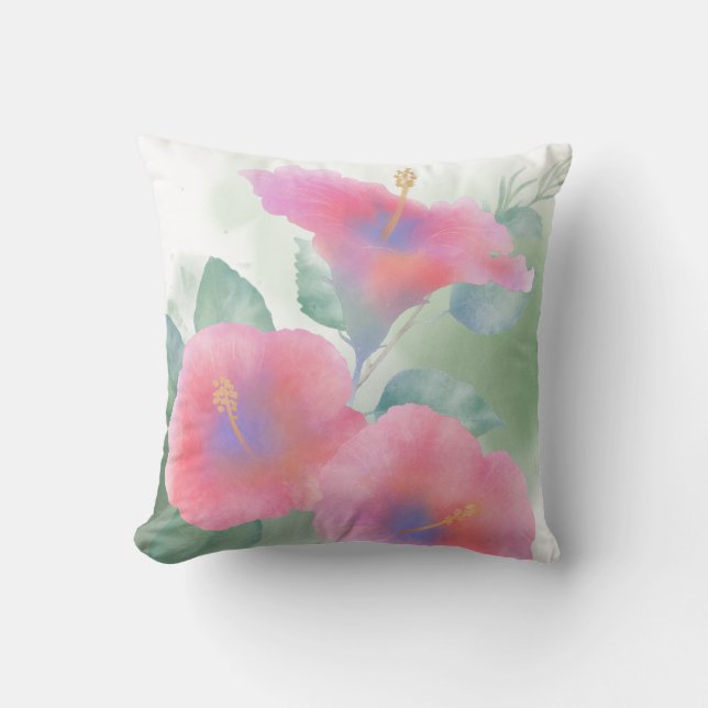 Hibiscus Garden Cushion (Front)