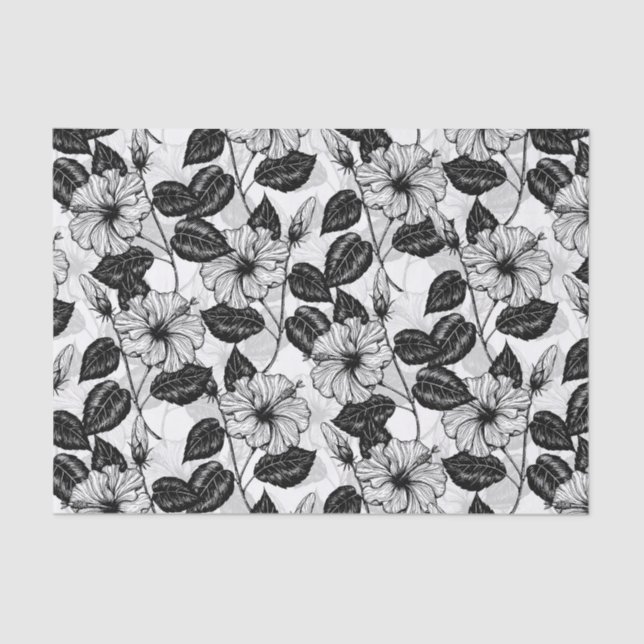 Hibiscus garden tissue paper (Front)