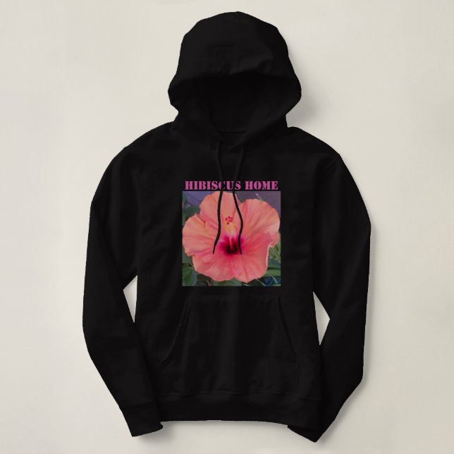 HIBISCUS HOME HOODIE (Design Front)