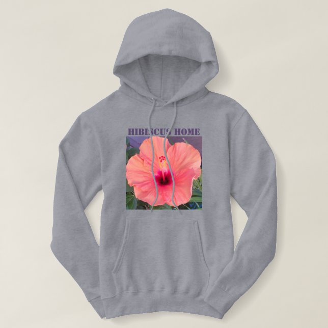HIBISCUS HOME HOODIE (Design Front)