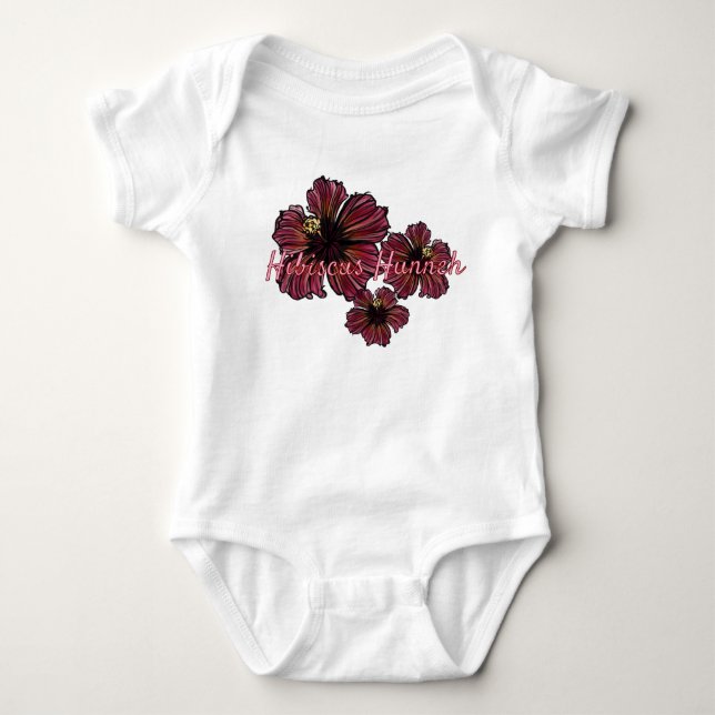 Hibiscus Honey Baby Bodysuit (Front)
