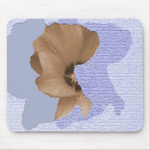 Hibiscus in Shadow Mouse Pad