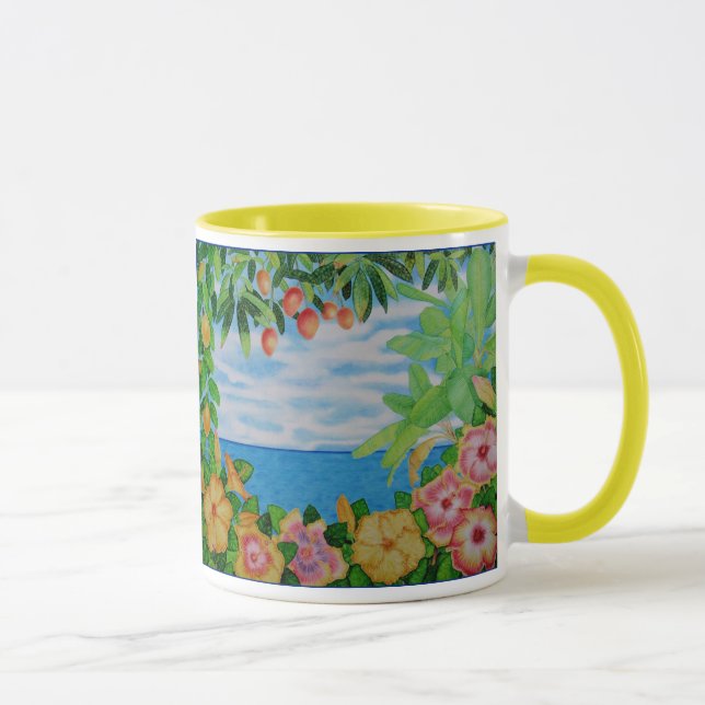 Hibiscus Island Mug (Right)
