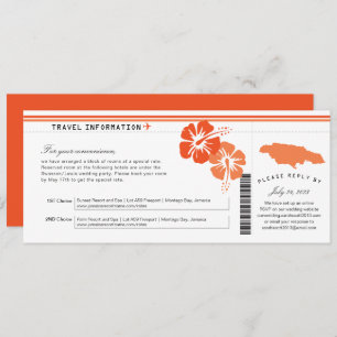 Hibiscus Jamaica Boarding Pass   Accommodations Invitation