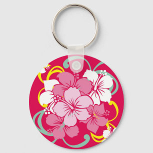 Hibiscus Key Ring