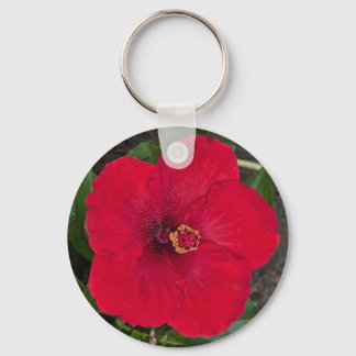 Hibiscus Key Ring