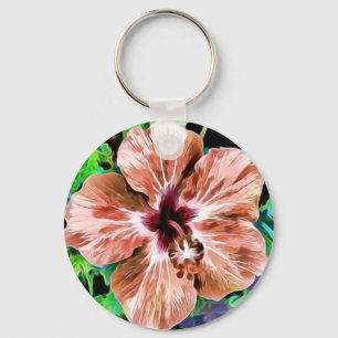 Hibiscus Key Ring