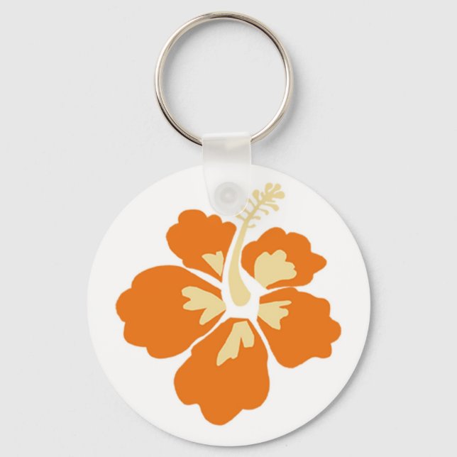 Hibiscus Keychain (Front)