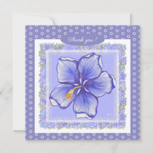 Hibiscus & lace BLUE