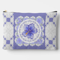 Hibiscus & lace BLUE