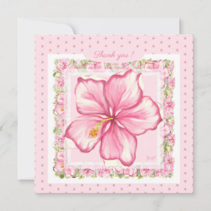 Hibiscus & lace PINK