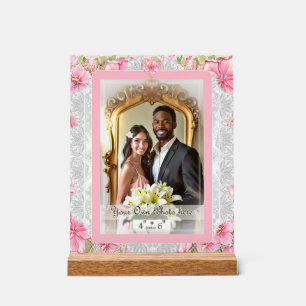 Hibiscus & lace PINK Acrylic Sign