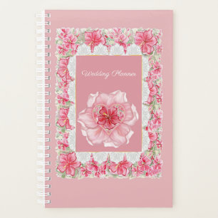 Hibiscus & lace RED Planner