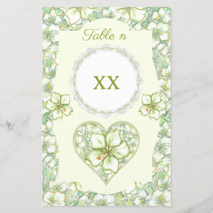 Hibiscus & lace WHITE