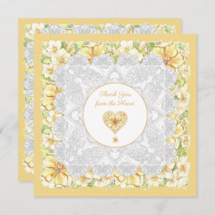 Hibiscus & lace YELLOW