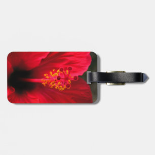 Hibiscus Luggage Tag