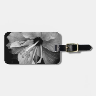 Hibiscus luggage tag