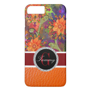 Hibiscus Orange flowers Case-Mate iPhone Case