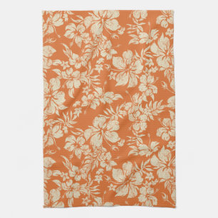 Hibiscus Pareau Hawaiian Kitchen Towel