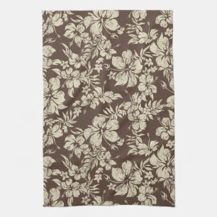 Hibiscus Pareau Hawaiian Kitchen Towel
