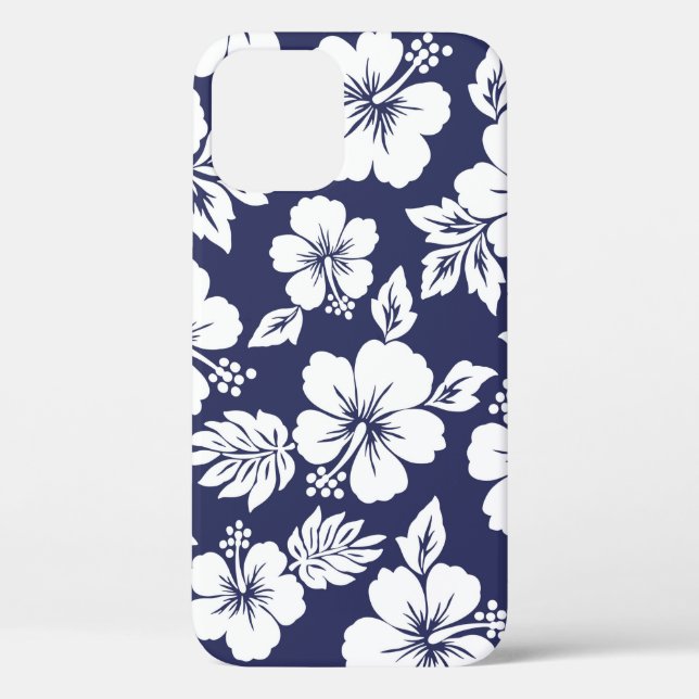 Hibiscus pattern Case-Mate iPhone case (Back)