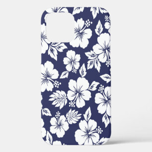 Hibiscus pattern iPhone 12 case