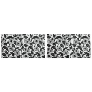 Hibiscus pattern pillowcase