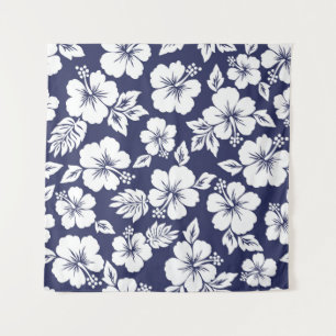 Hibiscus pattern tapestry