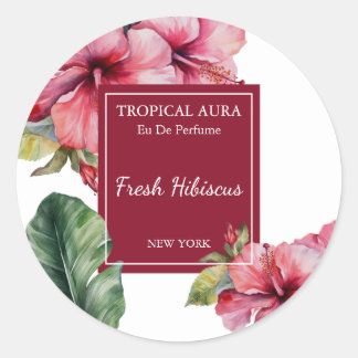 Hibiscus Perfume Label