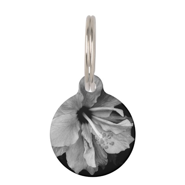 Hibiscus  pet tag (Front)