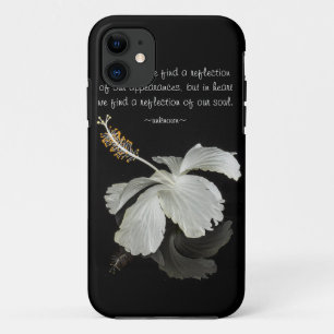 Hibiscus Reflection With Quote Droid RAZR Case