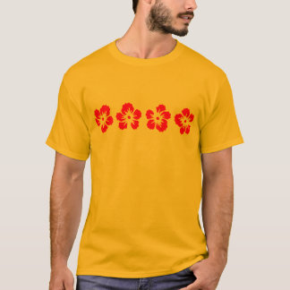 hibiscus rose of Sharon red T-Shirt