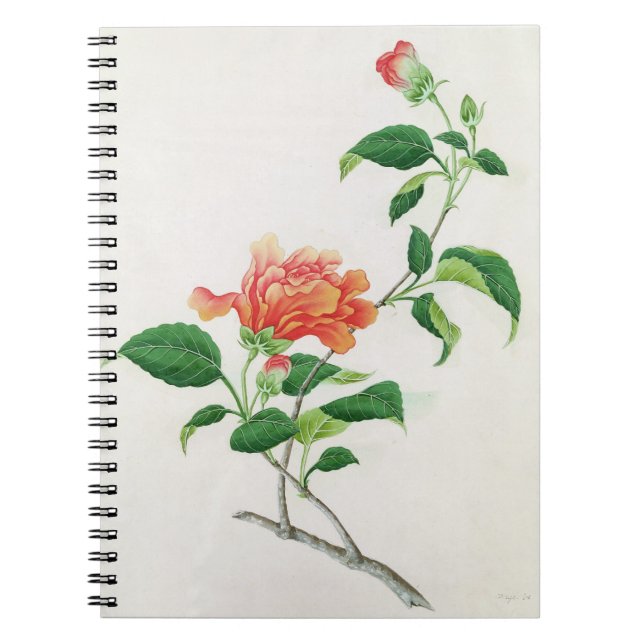 Hibiscus Spiral Notebook (Front)