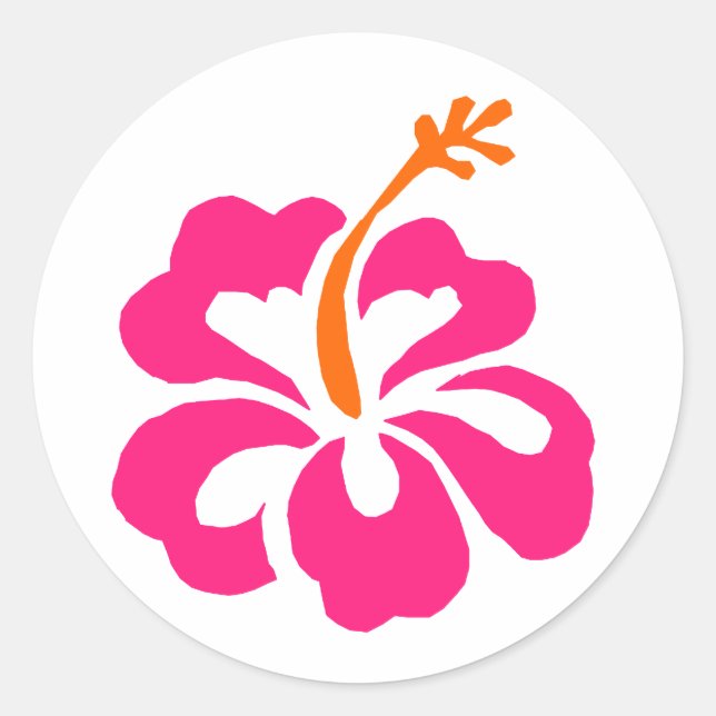 Hibiscus Sticker (Front)