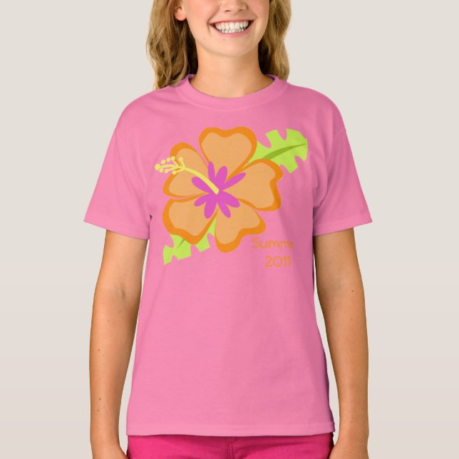 Hibiscus Summer of 2011 T-Shirt (Front)