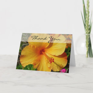 Hibiscus - Thank You Card