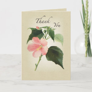 Hibiscus Thank You Card