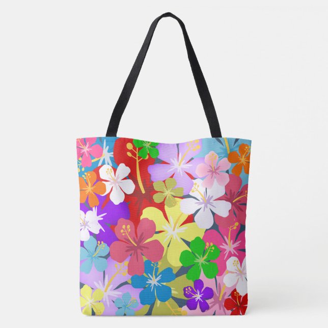 Hibiscus Tote Bag (Back)