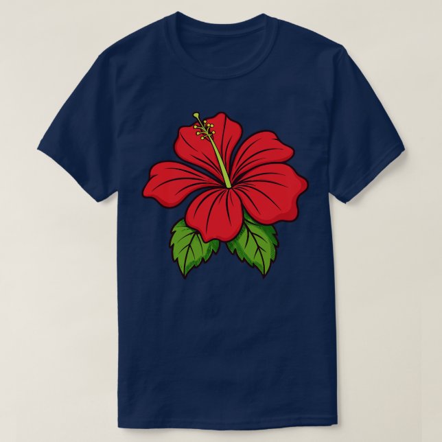 Hibiscus TShirt 26 (Design Front)