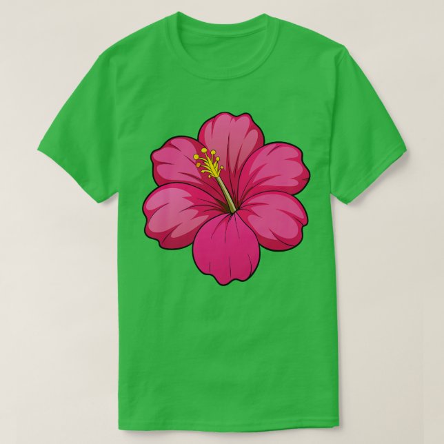 Hibiscus TShirt 5 (Design Front)